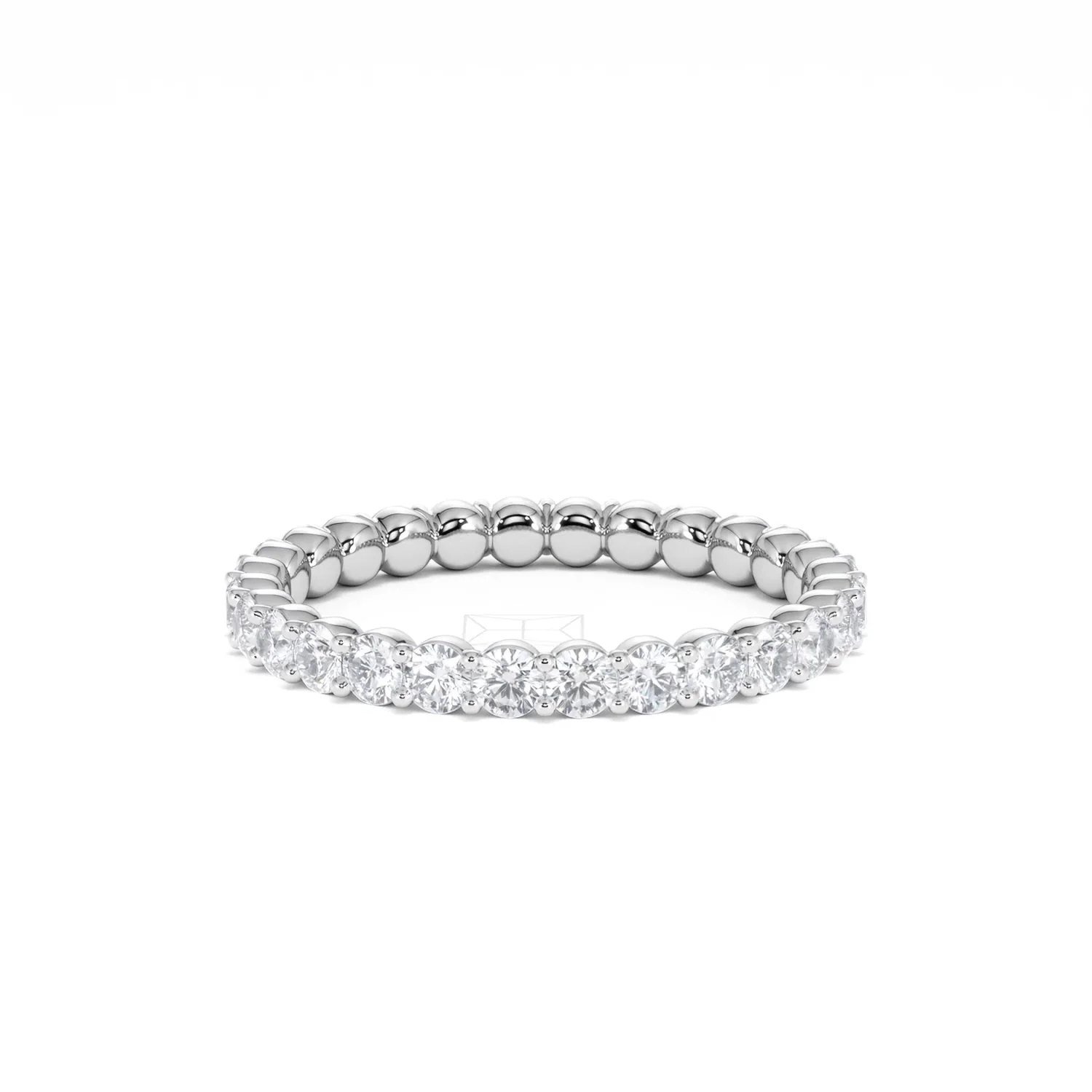 Chloe Lab Diamond 1.00ct Eternity Ring F/VS in 9K White Gold - Image 20