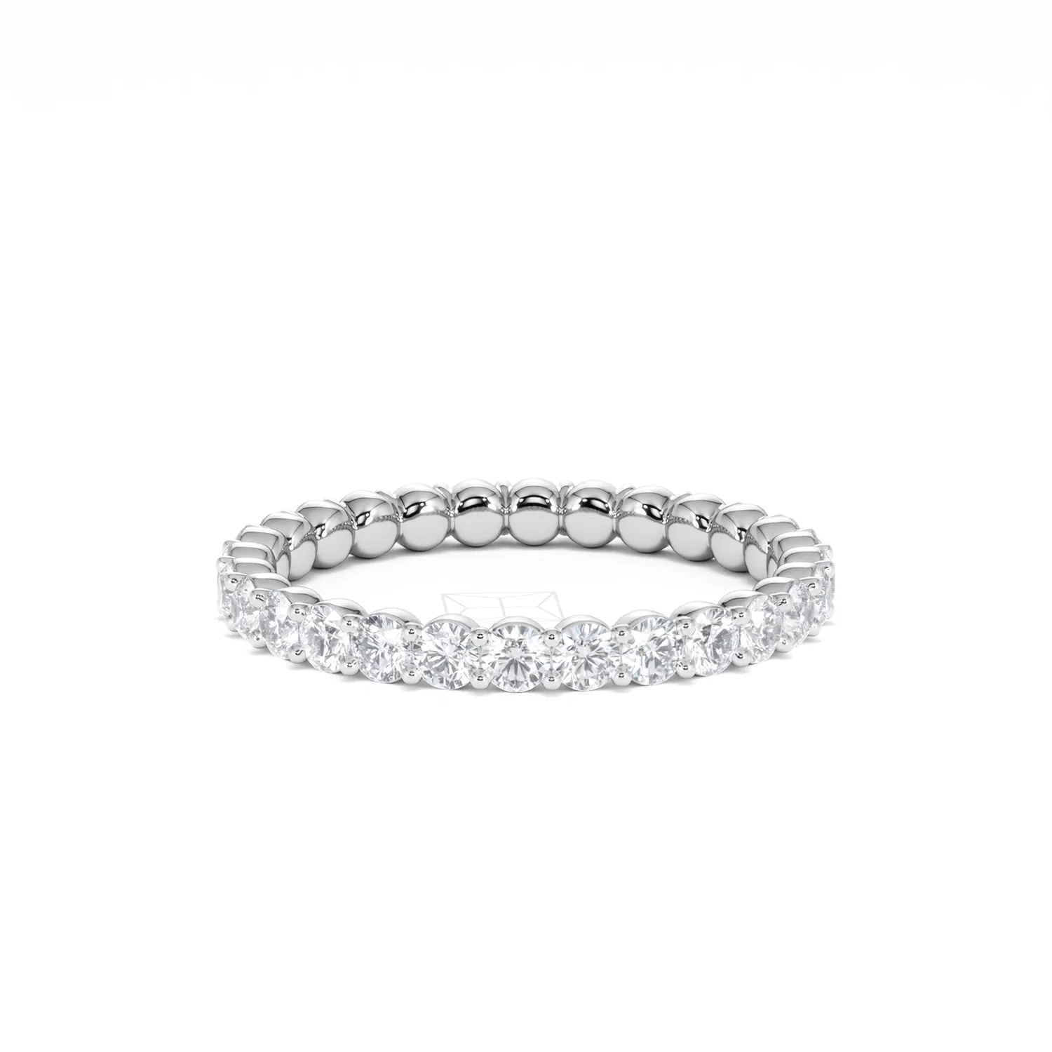 Chloe Lab Diamond 1.00ct Eternity Ring F/VS in 9K White Gold - Image 21
