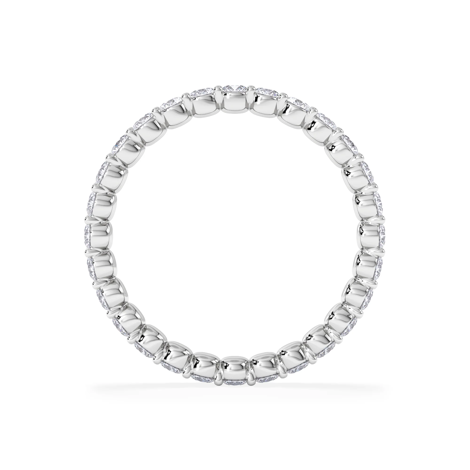 Chloe Lab Diamond 1.00ct Eternity Ring F/VS in 9K White Gold - Image 3