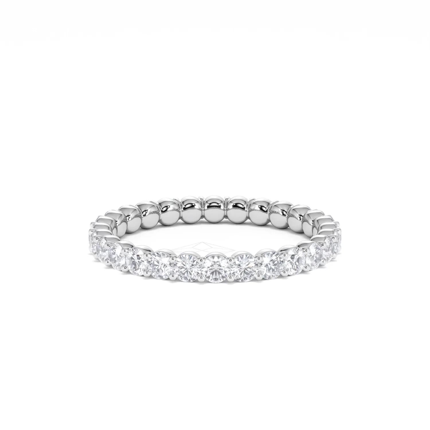 Chloe Lab Diamond 1.00ct Eternity Ring F/VS in 9K White Gold - Image 30