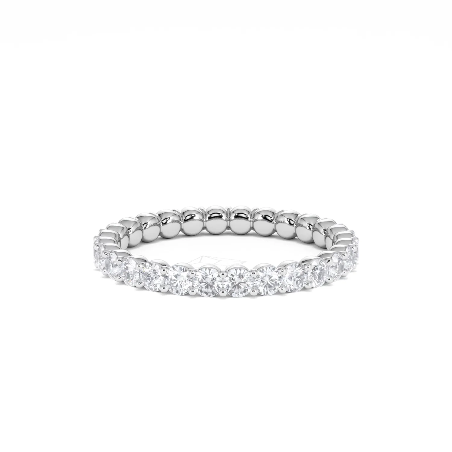 Chloe Lab Diamond 1.00ct Eternity Ring F/VS in 9K White Gold - Image 34