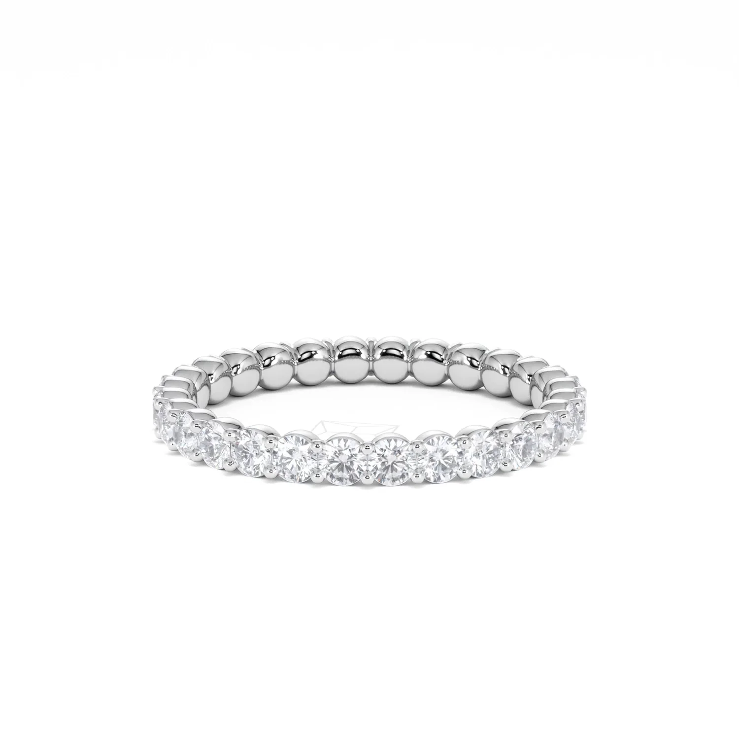 Chloe Lab Diamond 1.00ct Eternity Ring F/VS in 9K White Gold - Image 37