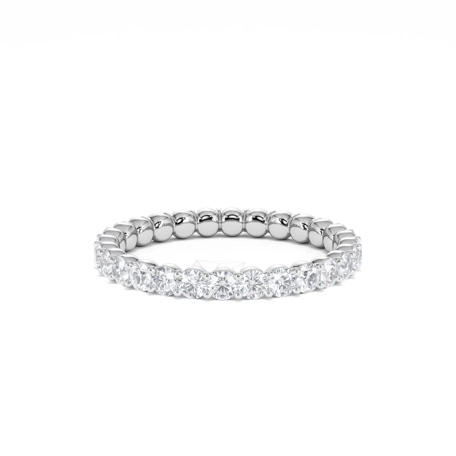 Chloe Lab Diamond 1.00ct Eternity Ring F/VS in 9K White Gold - Image 38