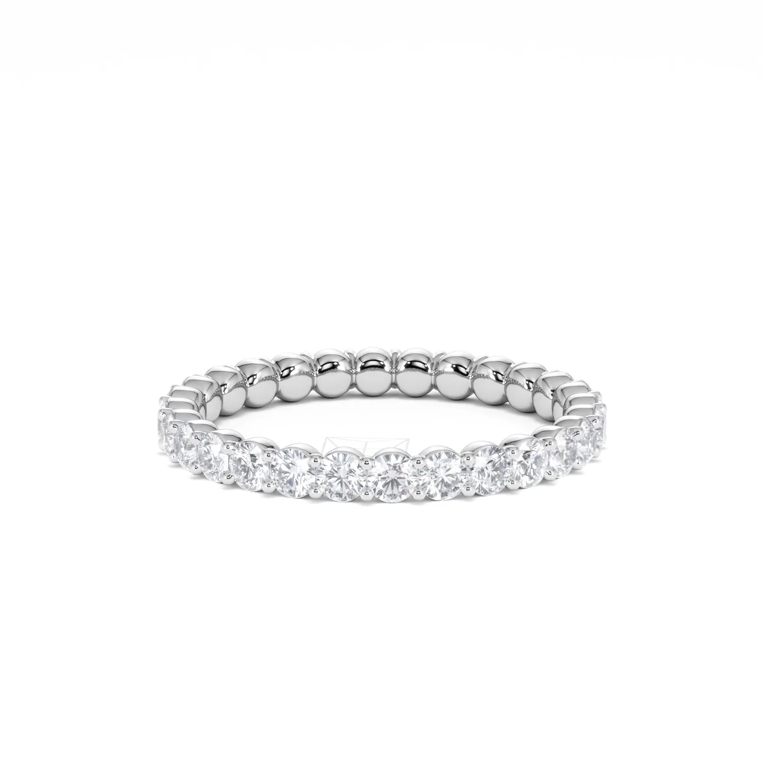 Chloe Lab Diamond 1.00ct Eternity Ring F/VS in 9K White Gold - Image 39