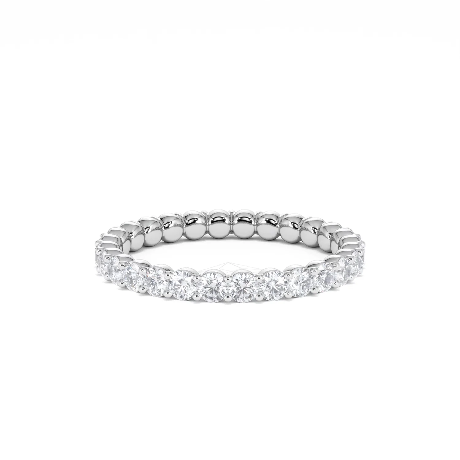 Chloe Lab Diamond 1.00ct Eternity Ring F/VS in 9K White Gold - Image 51