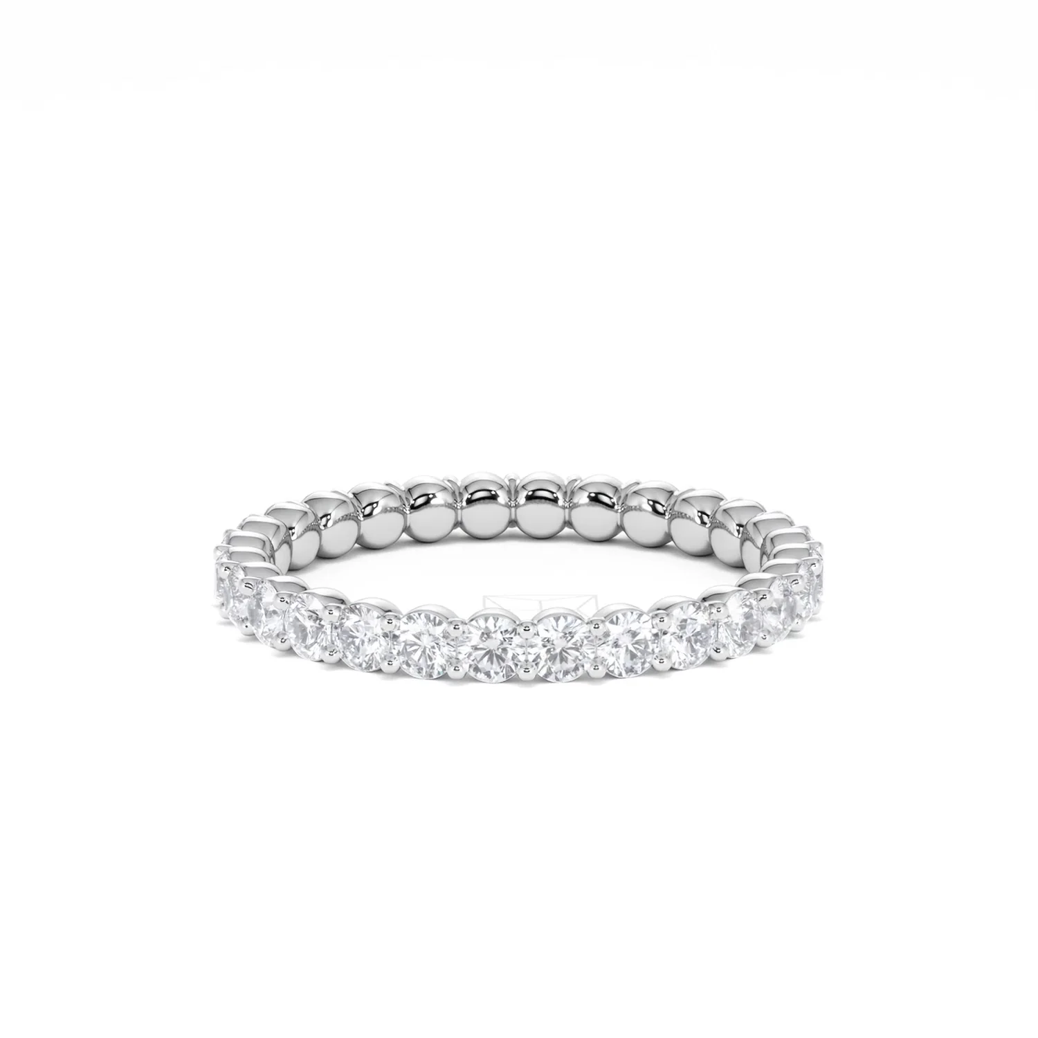 Chloe Lab Diamond 1.00ct Eternity Ring F/VS in 9K White Gold - Image 60