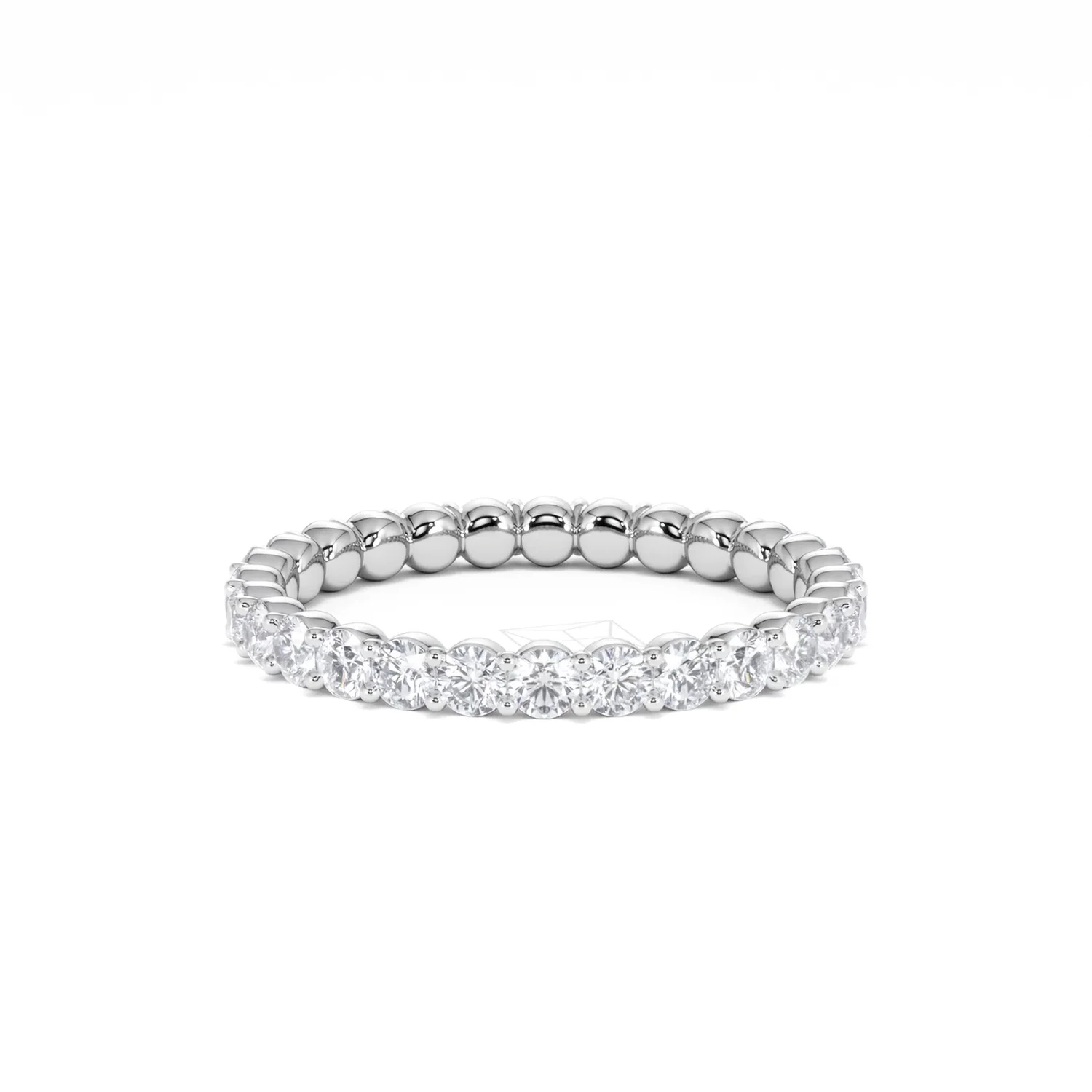 Chloe Lab Diamond 1.00ct Eternity Ring F/VS in 9K White Gold - Image 64