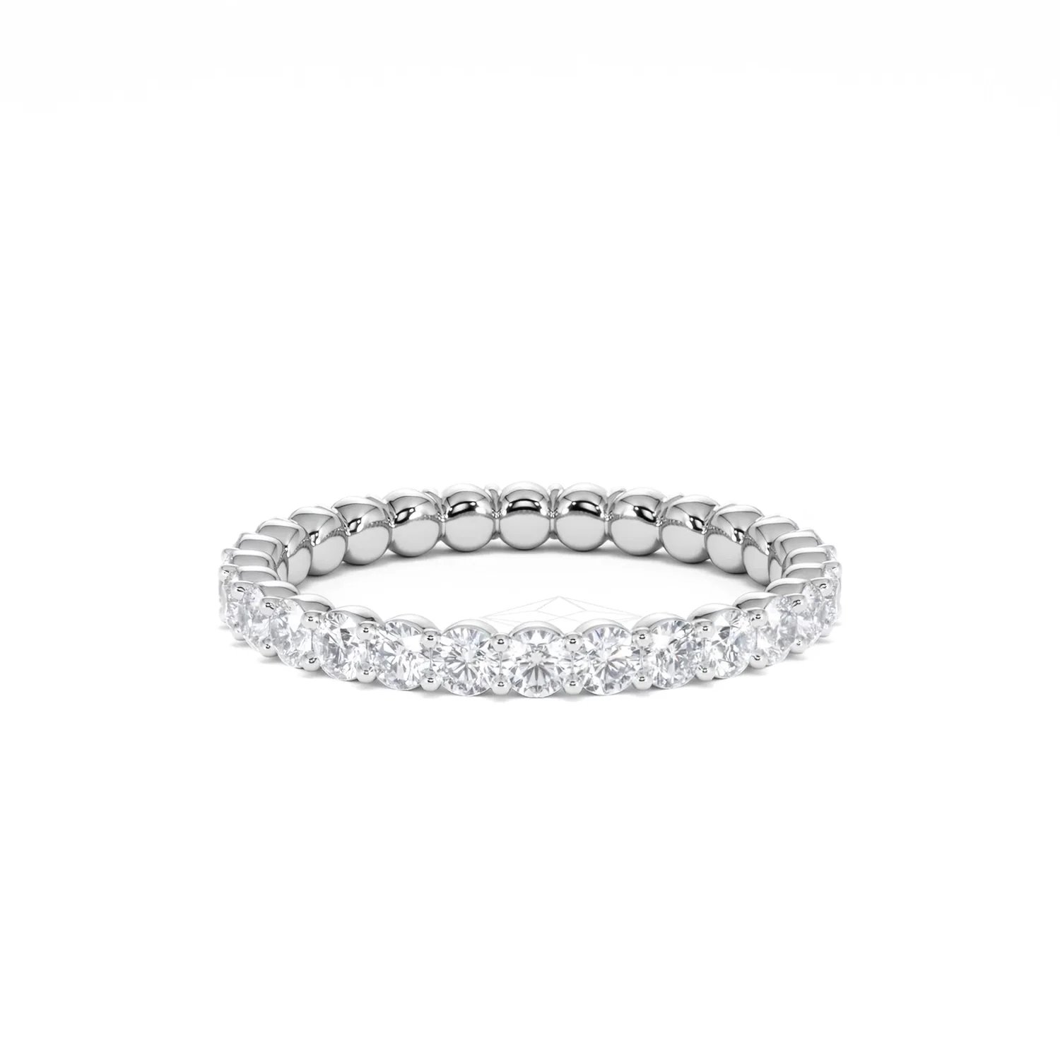 Chloe Lab Diamond 1.00ct Eternity Ring F/VS in 9K White Gold - Image 70