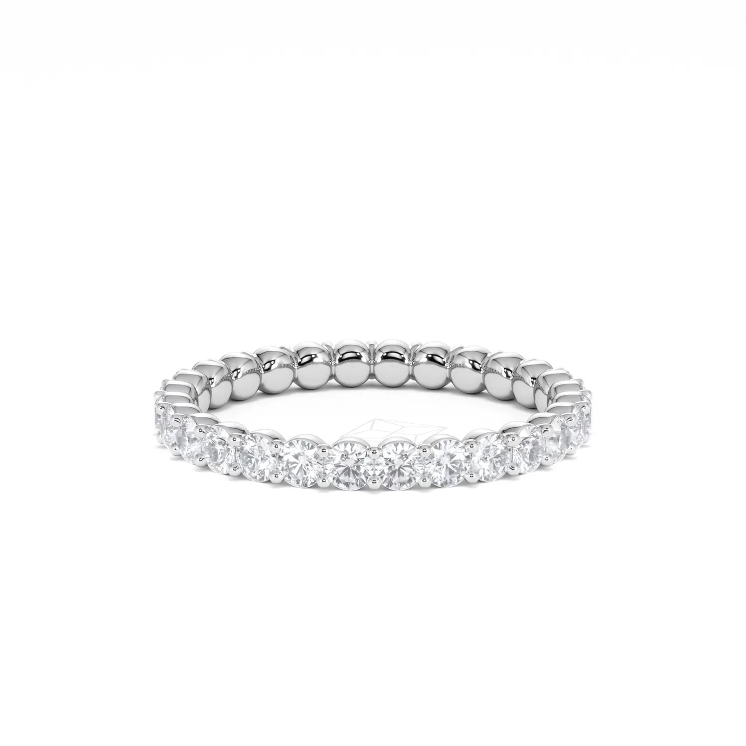 Chloe Lab Diamond 1.00ct Eternity Ring F/VS in 9K White Gold - Image 74