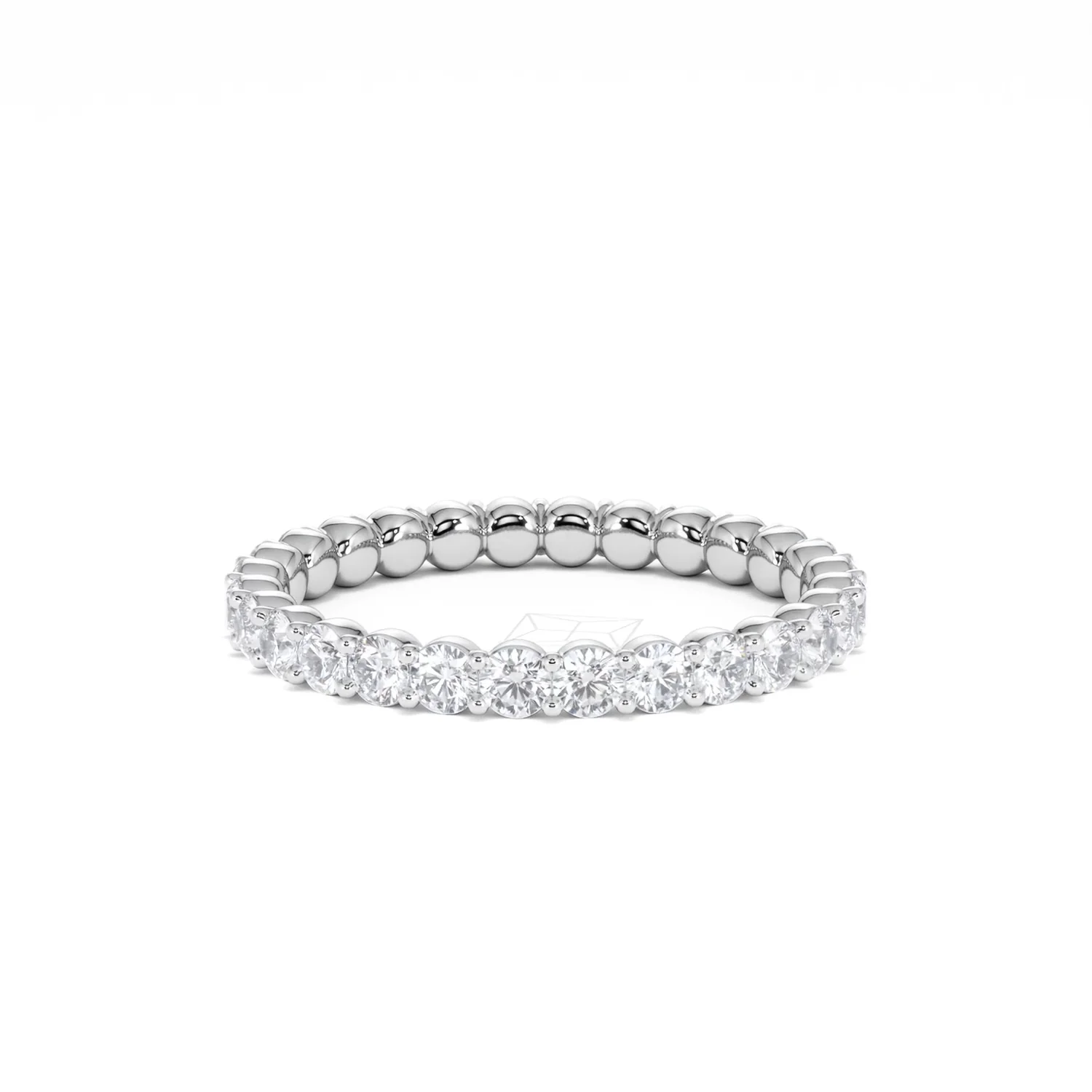 Chloe Lab Diamond 1.00ct Eternity Ring F/VS in 9K White Gold - Image 77