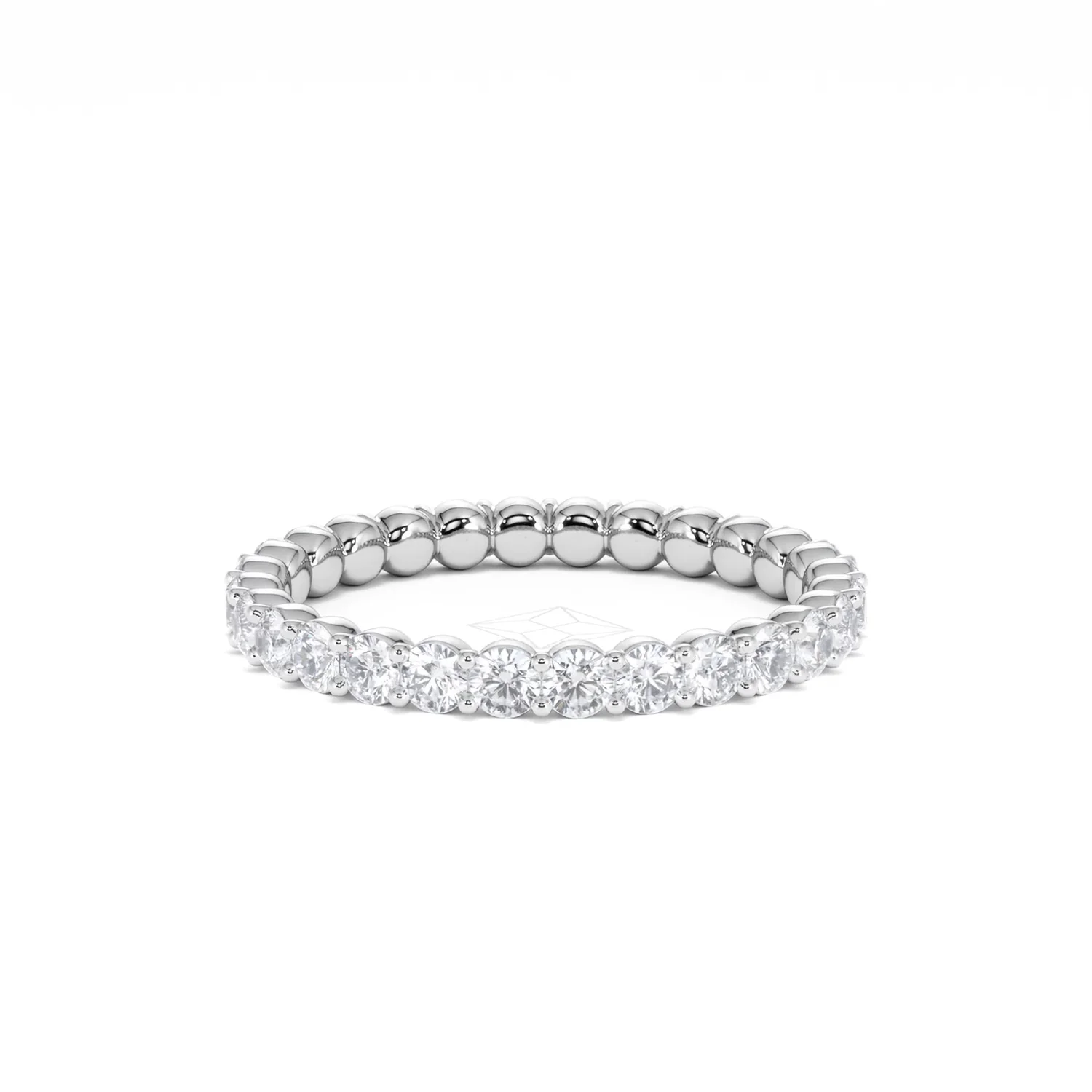 Chloe Lab Diamond 1.00ct Eternity Ring F/VS in 9K White Gold - Image 88