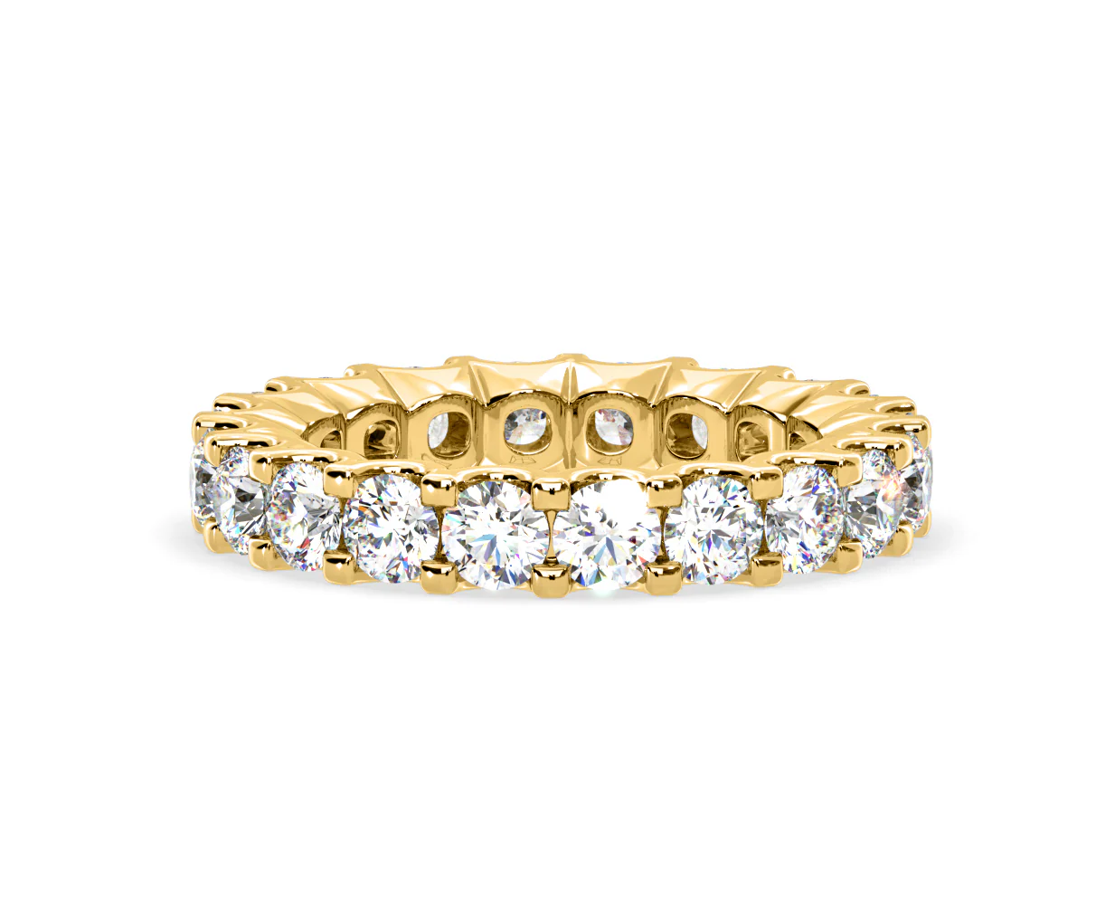 Chloe Lab Diamond Eternity Ring 18K Gold Claw Set 3.00ct G/Vs - Image 36