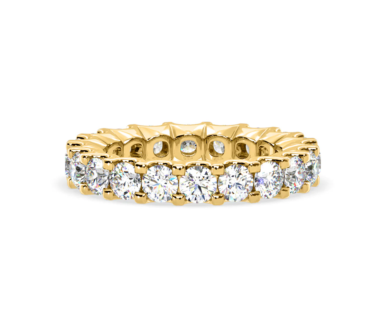Chloe Lab Diamond Eternity Ring 18K Gold Claw Set 3.00ct G/Vs - Image 41