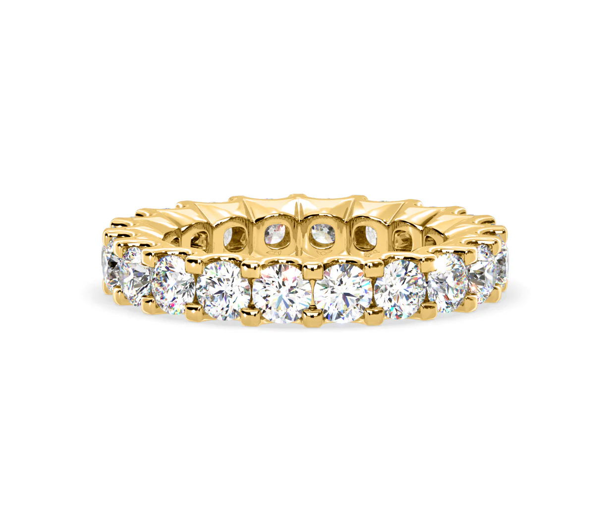 Chloe Lab Diamond Eternity Ring 18K Gold Claw Set 3.00ct G/Vs - Image 47