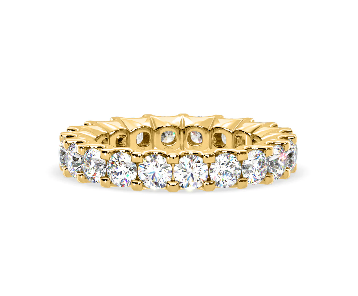 Chloe Lab Diamond Eternity Ring 18K Gold Claw Set 3.00ct G/Vs - Image 52