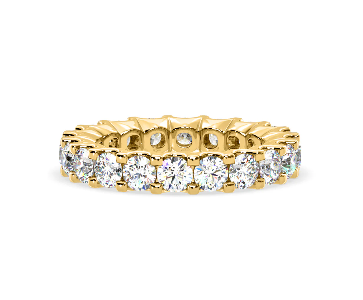Chloe Lab Diamond Eternity Ring 18K Gold Claw Set 3.00ct G/Vs - Image 54