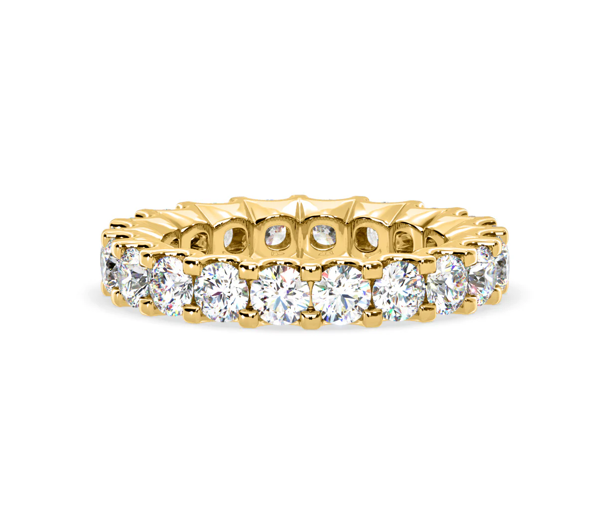 Chloe Lab Diamond Eternity Ring 18K Gold Claw Set 3.00ct G/Vs - Image 55