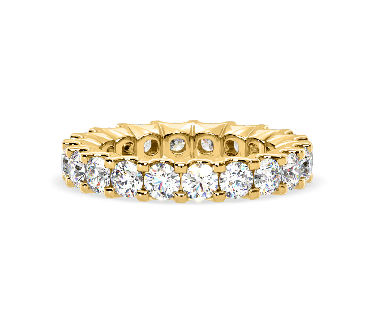 Chloe Lab Diamond Eternity Ring 18K Gold Claw Set 3.00ct G/Vs - Image 60