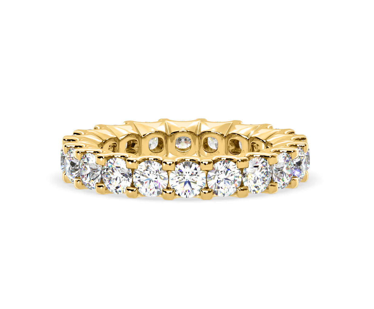 Chloe Lab Diamond Eternity Ring 18K Gold Claw Set 3.00ct G/Vs - Image 65