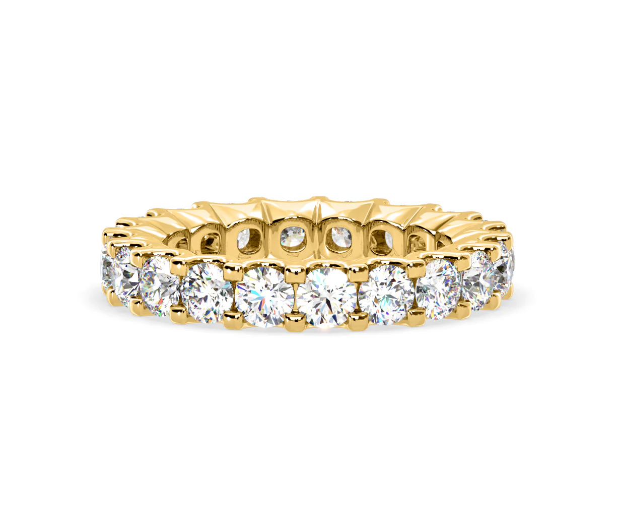 Chloe Lab Diamond Eternity Ring 18K Gold Claw Set 3.00ct G/Vs - Image 68