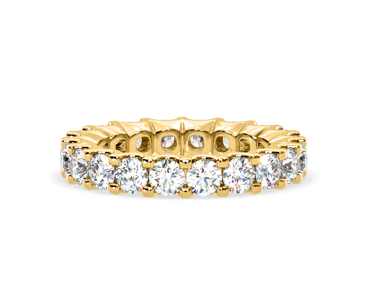 Chloe Lab Diamond Eternity Ring 18K Gold Claw Set 3.00ct G/Vs - Image 71