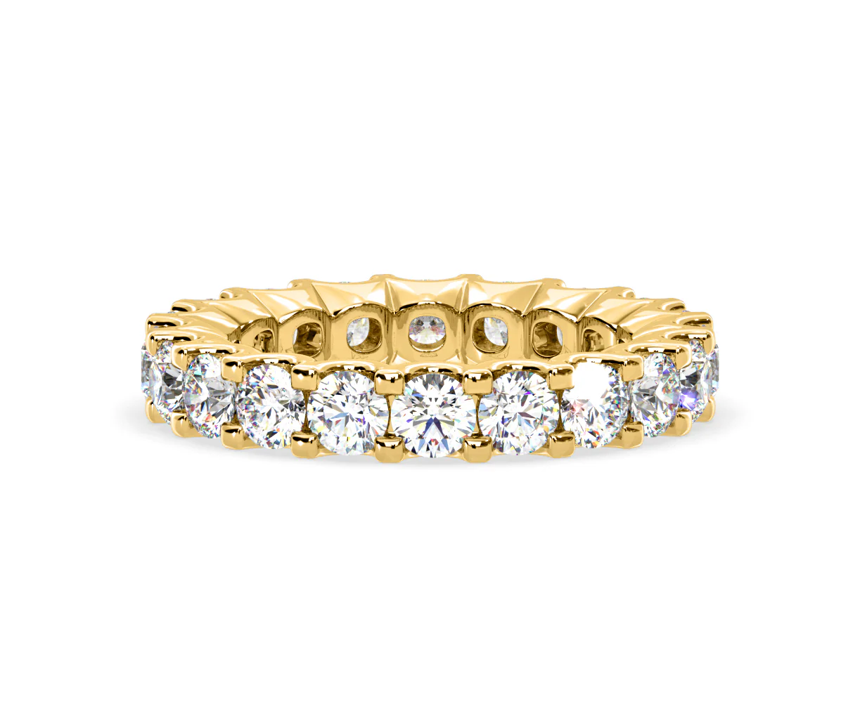 Chloe Lab Diamond Eternity Ring 18K Gold Claw Set 3.00ct G/Vs - Image 73