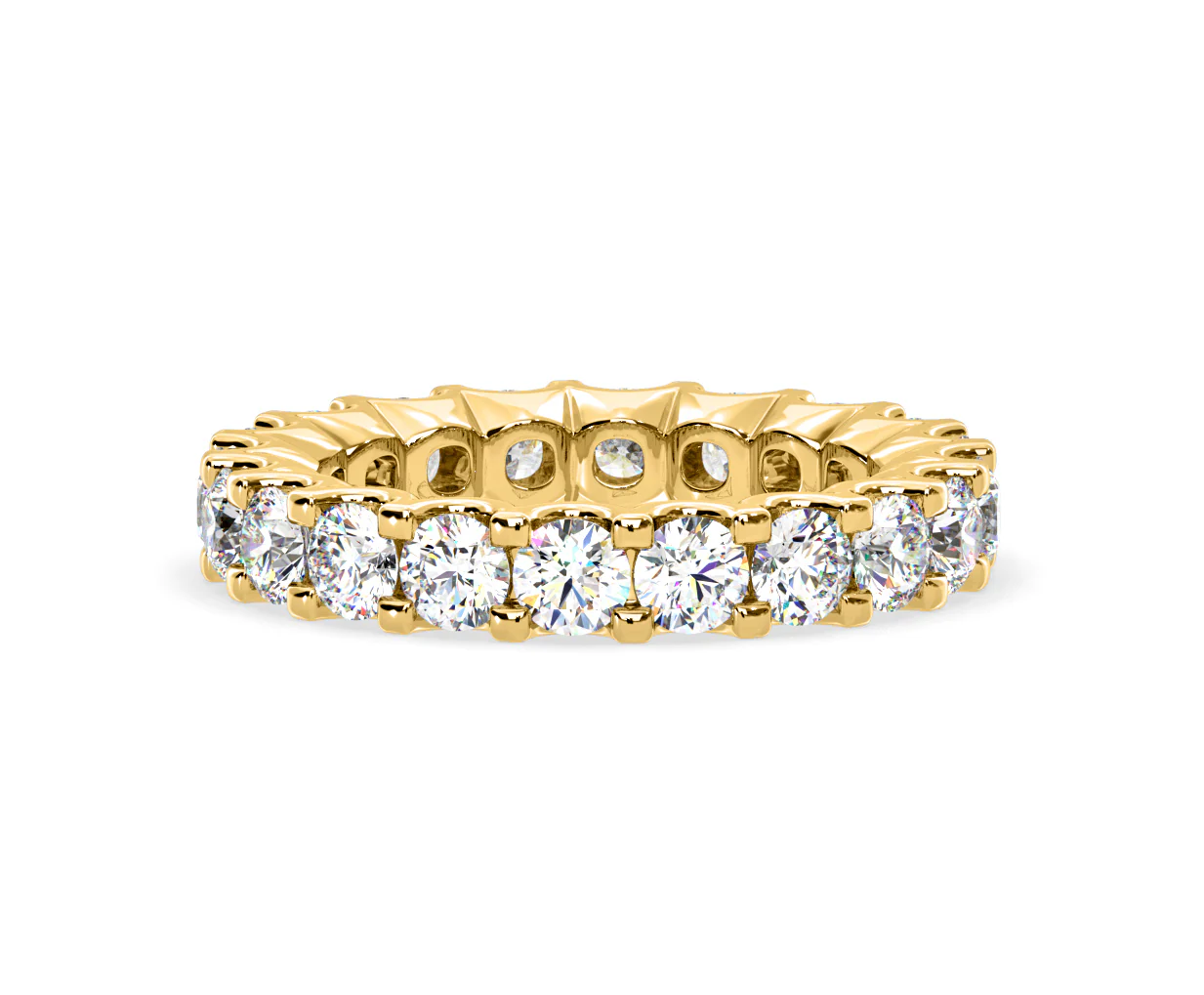 Chloe Lab Diamond Eternity Ring 18K Gold Claw Set 3.00ct G/Vs - Image 78