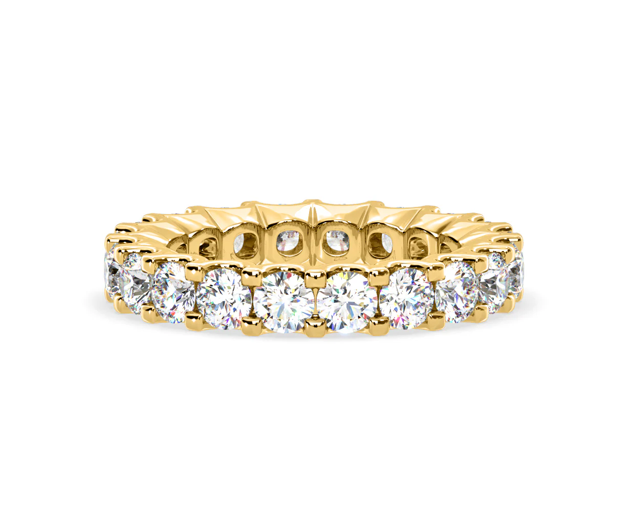 Chloe Lab Diamond Eternity Ring 18K Gold Claw Set 3.00ct G/Vs - Image 79