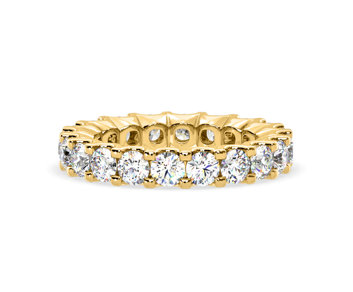 Chloe Lab Diamond Eternity Ring 18K Gold Claw Set 3.00ct G/Vs - Image 82