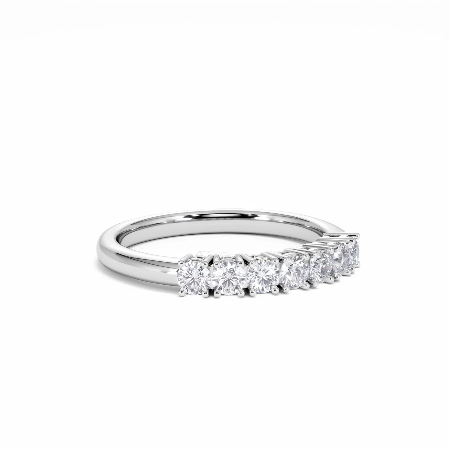 Chloe Platinum 7 Stone Diamond Eternity Ring 0.50CT G/VS - Image 15