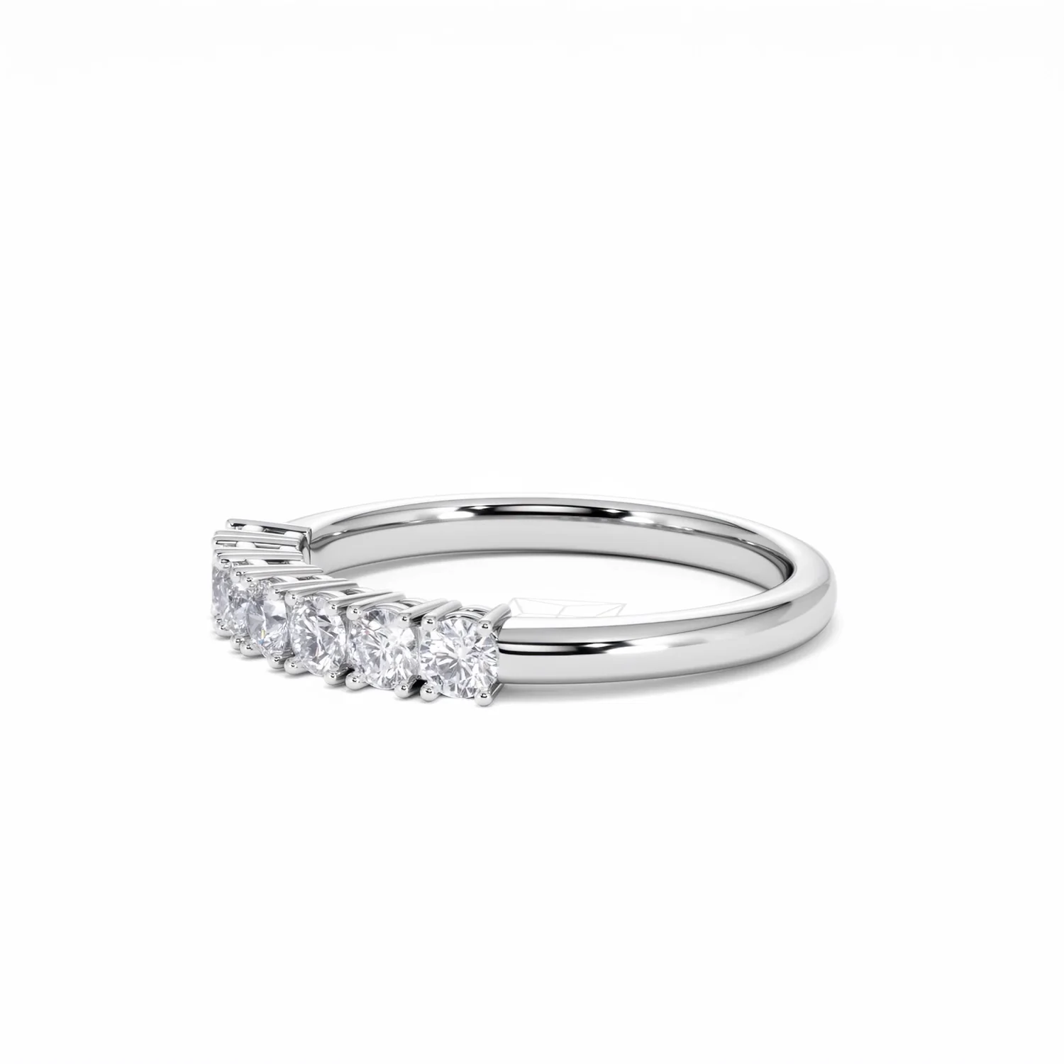 Chloe Platinum 7 Stone Diamond Eternity Ring 0.50CT H/SI - Image 75