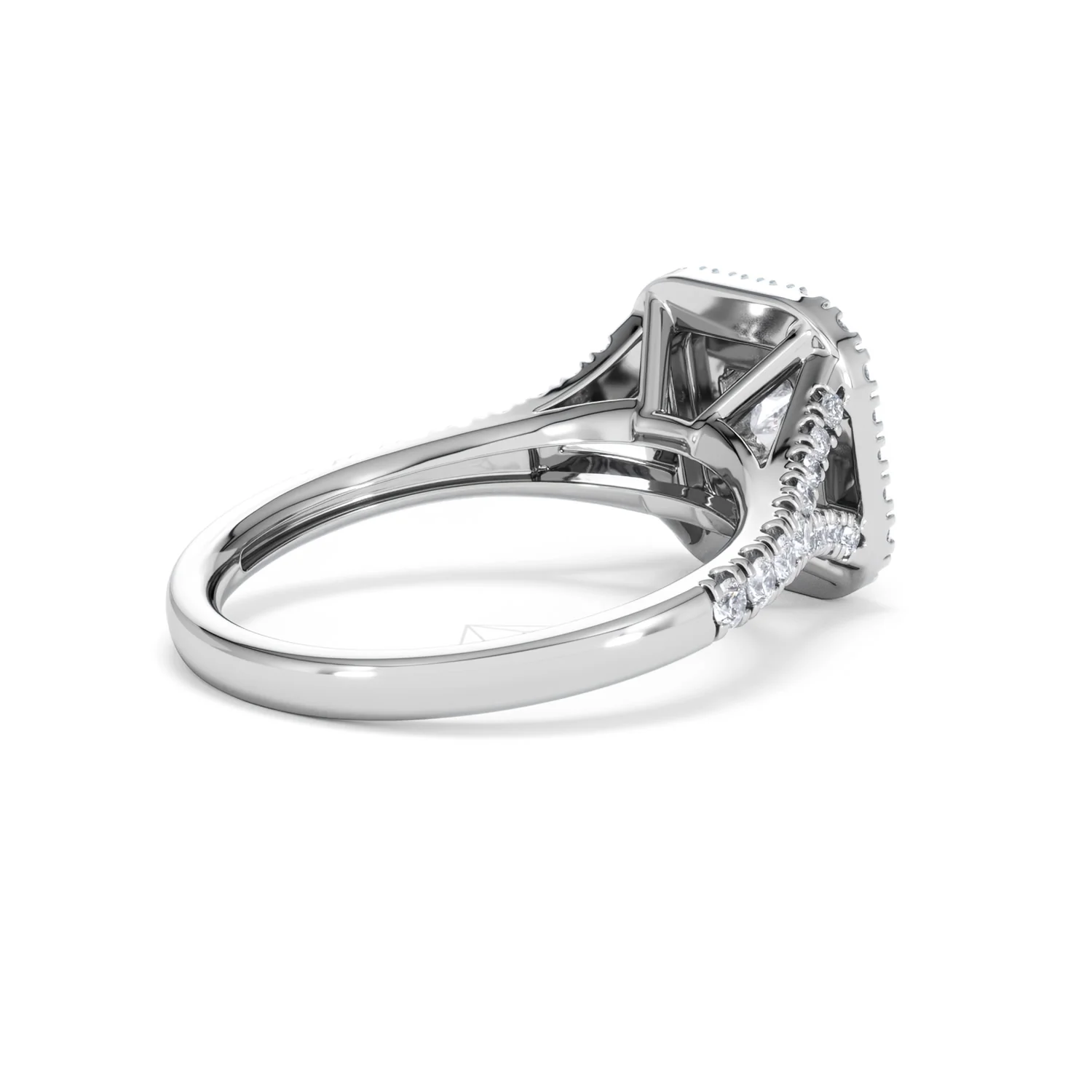 Cleopatra Diamond Halo Engagement Ring in Platinum 1.20ct G/SI2 - Image 37