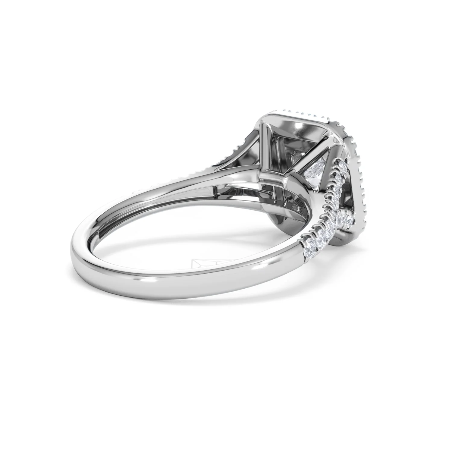 Cleopatra Diamond Halo Engagement Ring in Platinum 1.20ct G/SI2 - Image 38