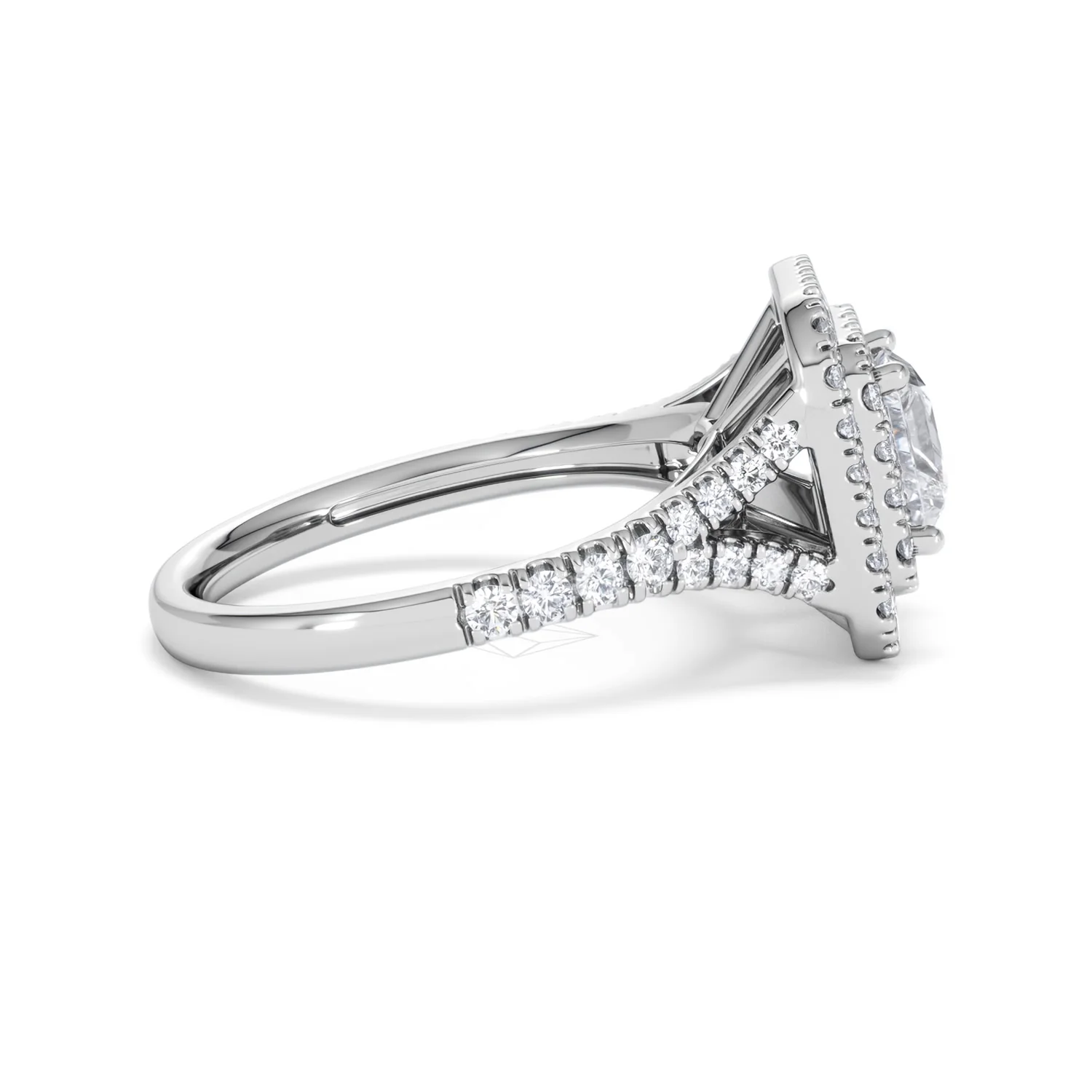 Cleopatra GIA Diamond Halo Engagement Ring in Platinum 1.85ct G/VS1 - Image 26
