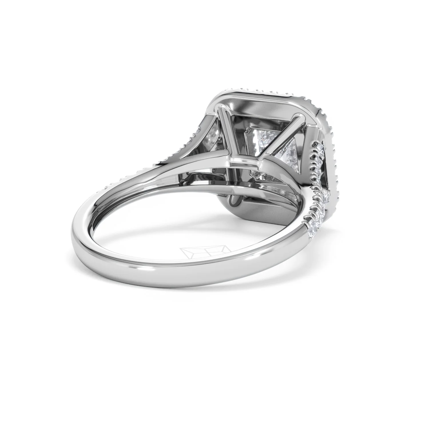Cleopatra GIA Diamond Halo Engagement Ring in Platinum 1.85ct G/VS1 - Image 39