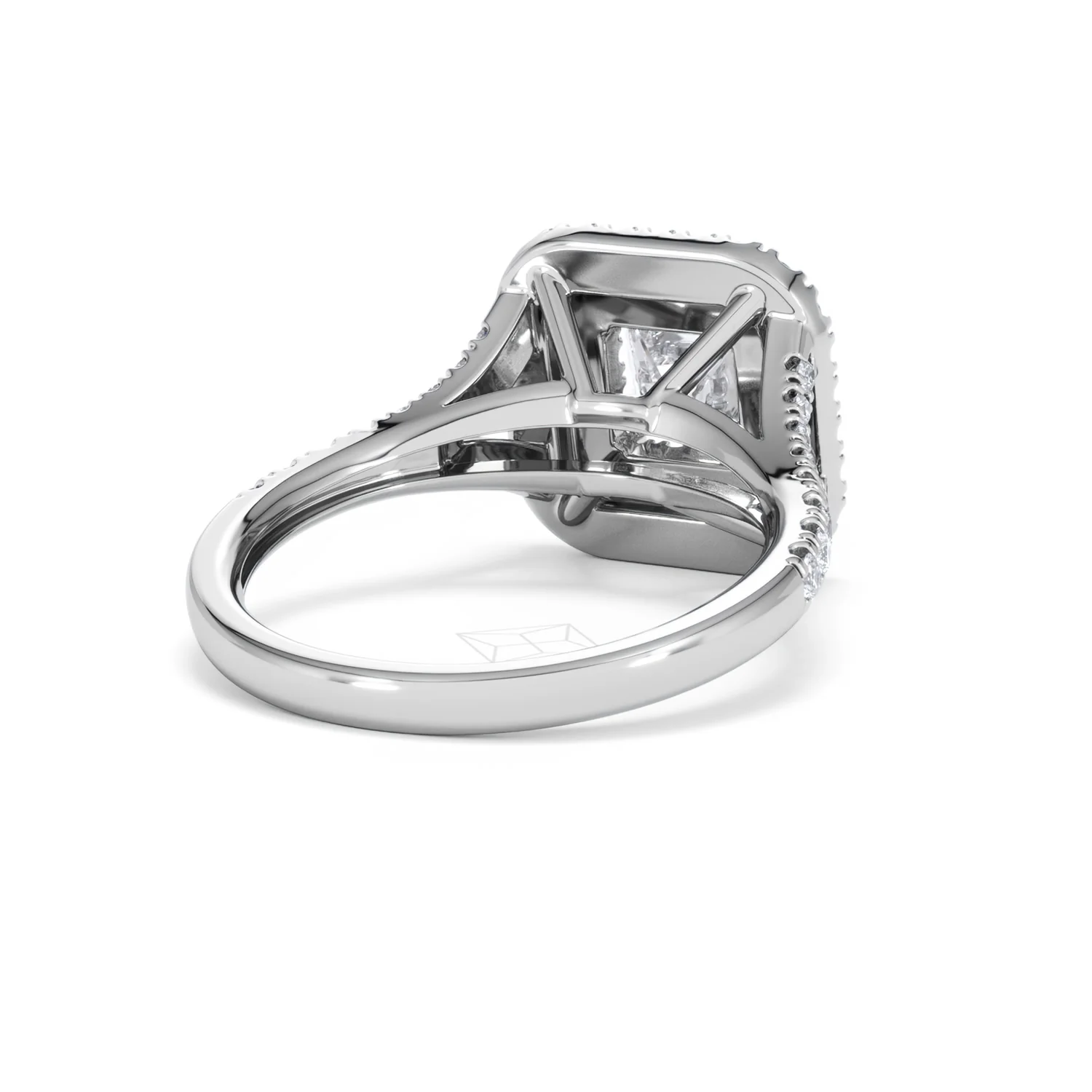 Cleopatra GIA Diamond Halo Engagement Ring in Platinum 1.85ct G/VS1 - Image 40