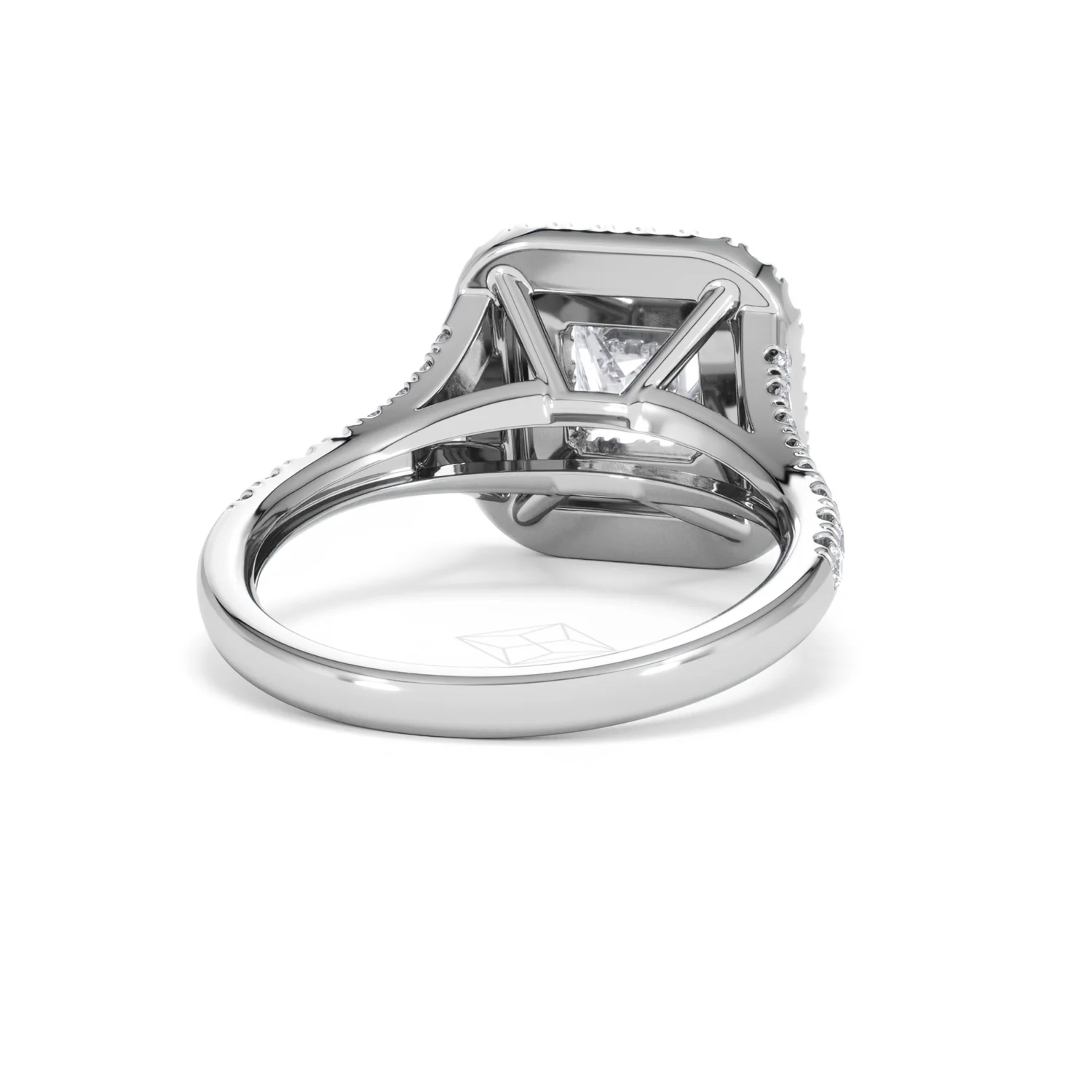 Cleopatra GIA Diamond Halo Engagement Ring in Platinum 1.85ct G/VS1 - Image 42