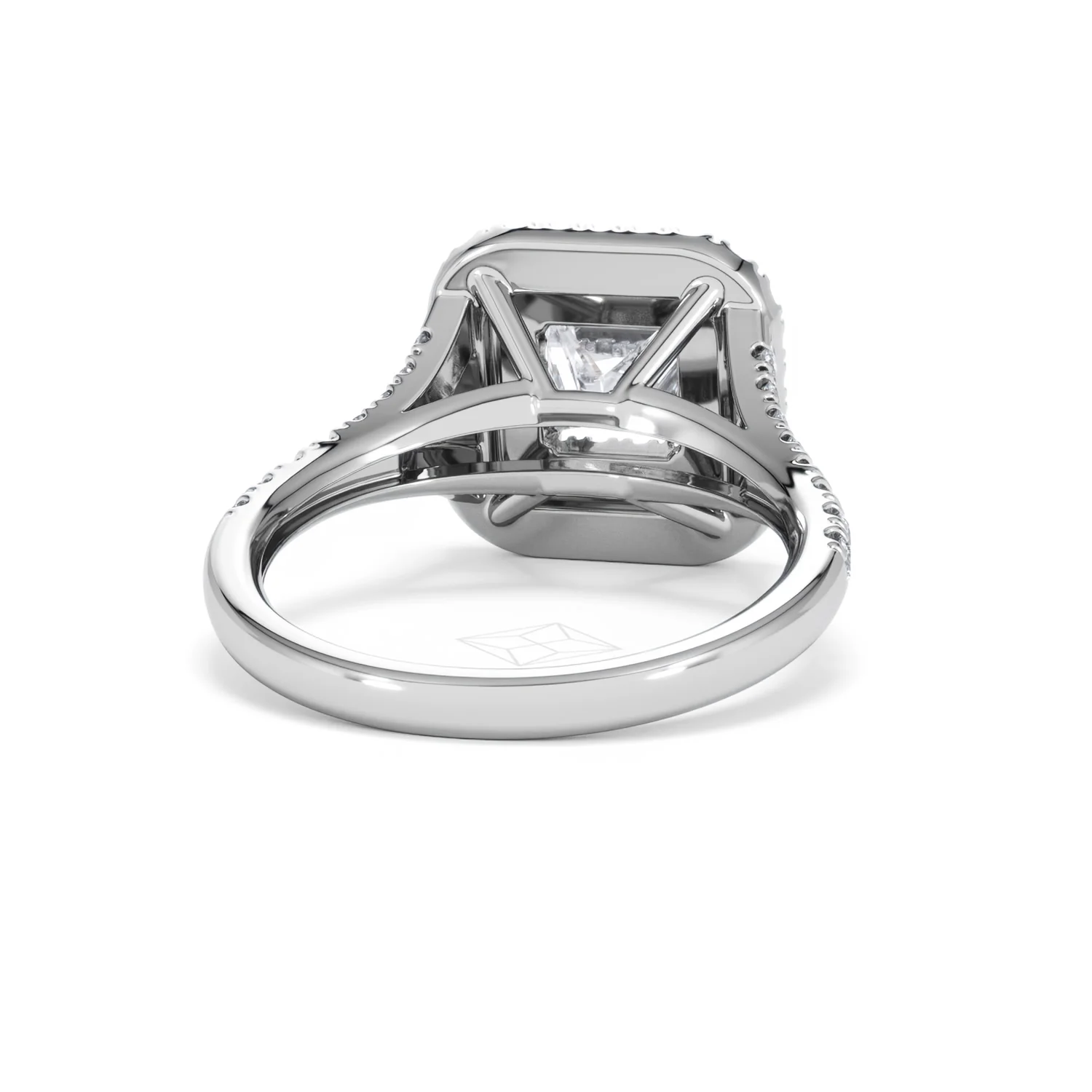 Cleopatra GIA Diamond Halo Engagement Ring in Platinum 1.85ct G/VS1 - Image 43