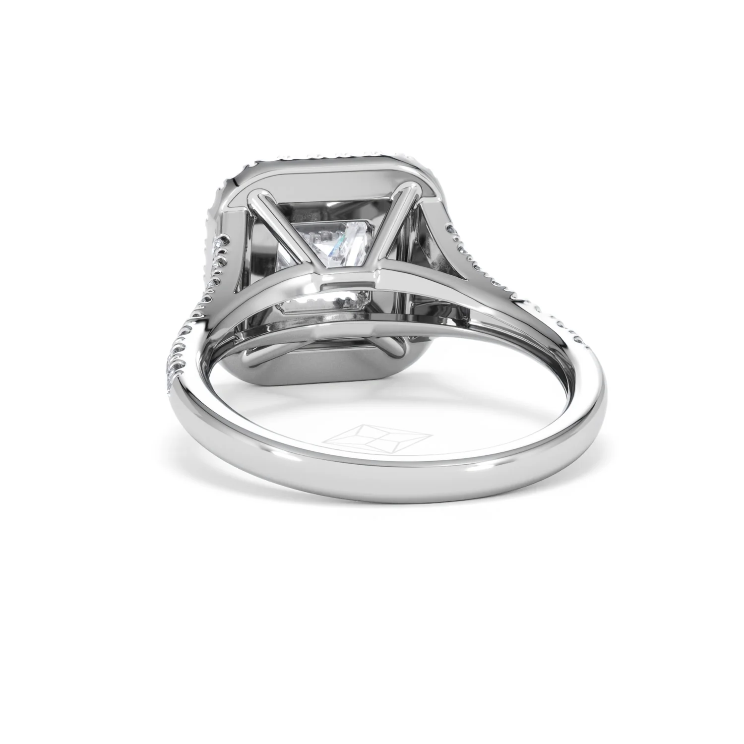 Cleopatra GIA Diamond Halo Engagement Ring in Platinum 1.85ct G/VS1 - Image 49