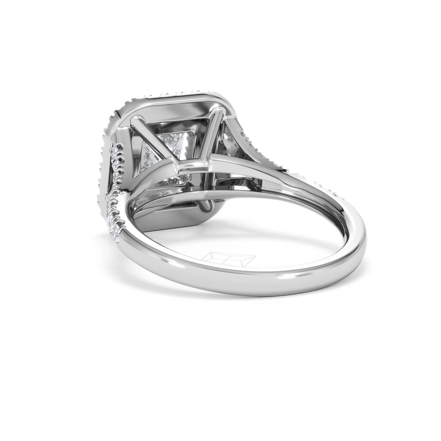 Cleopatra GIA Diamond Halo Engagement Ring in Platinum 1.85ct G/VS1 - Image 52