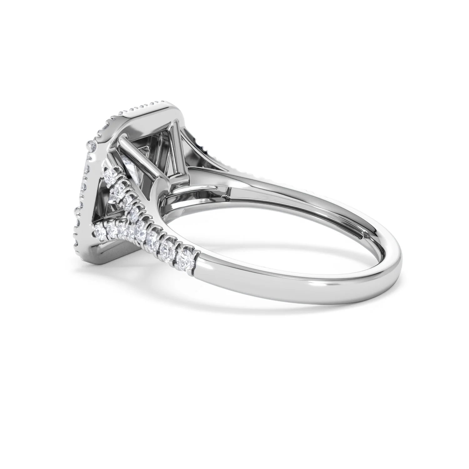 Cleopatra GIA Diamond Halo Engagement Ring in Platinum 1.85ct G/VS1 - Image 59