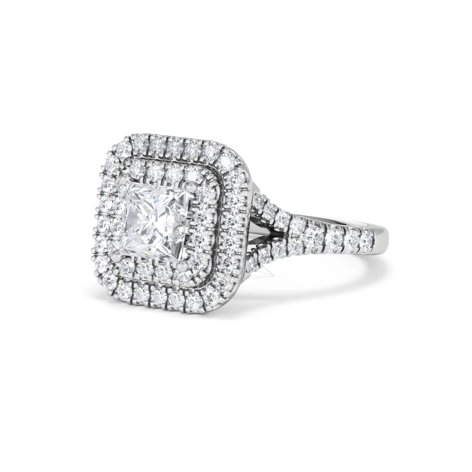 Cleopatra GIA Diamond Halo Engagement Ring in Platinum 1.85ct G/VS1 - Image 79