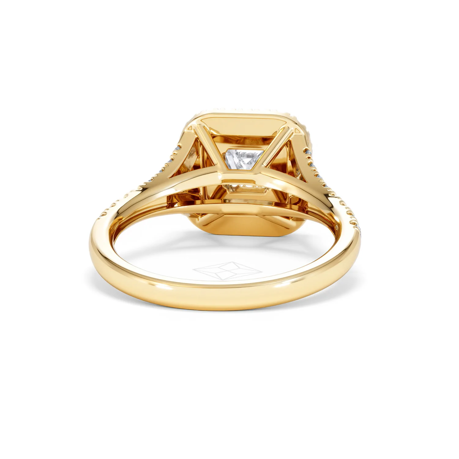Cleopatra Lab Diamond Halo Engagement Ring in 18K Gold 1.20ct F/VS1 - Image 46