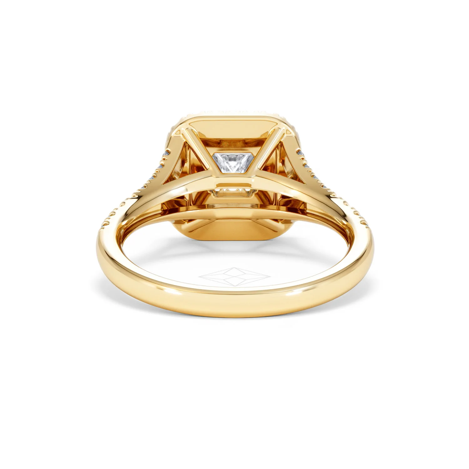Cleopatra Lab Diamond Halo Engagement Ring in 18K Gold 1.20ct F/VS1 - Image 48