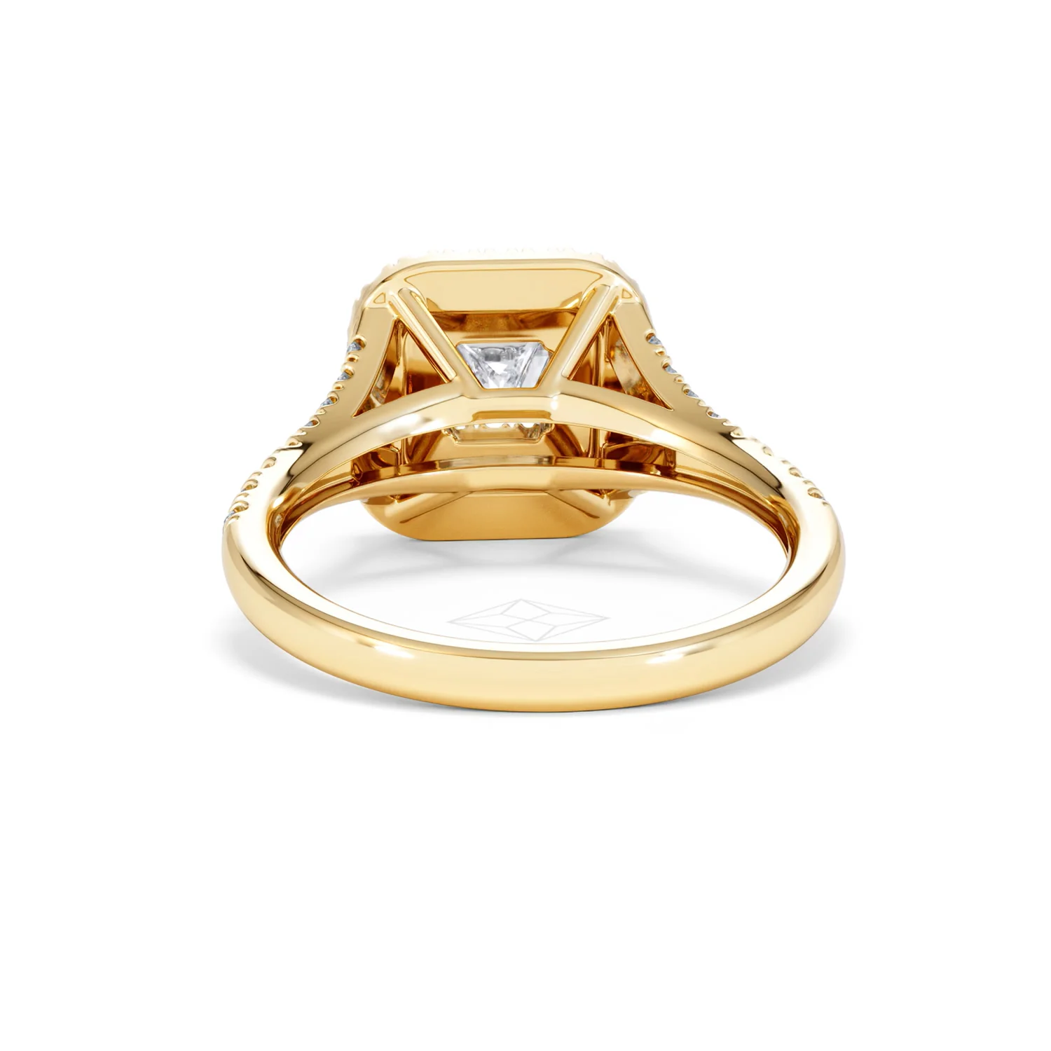 Cleopatra Lab Diamond Halo Engagement Ring in 18K Gold 1.20ct F/VS1 - Image 49