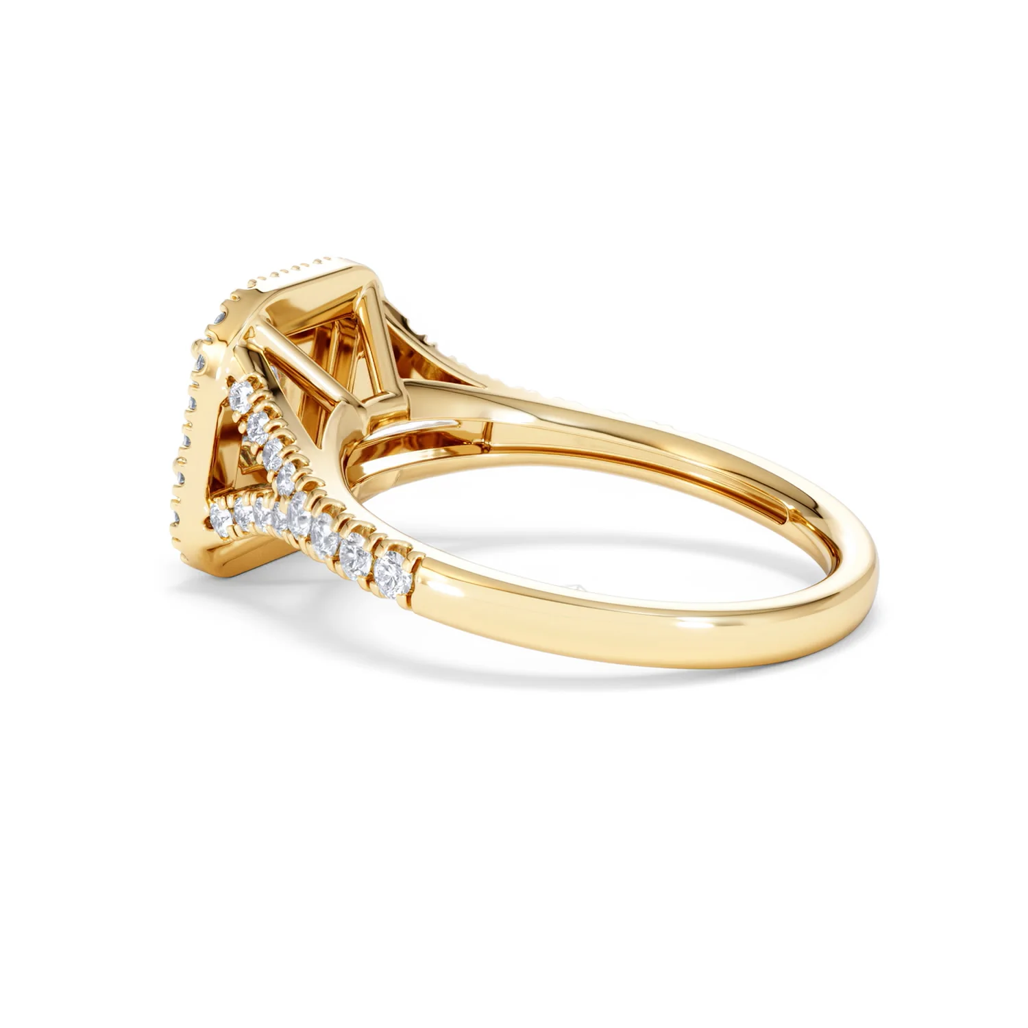 Cleopatra Lab Diamond Halo Engagement Ring in 18K Gold 1.20ct F/VS1 - Image 61