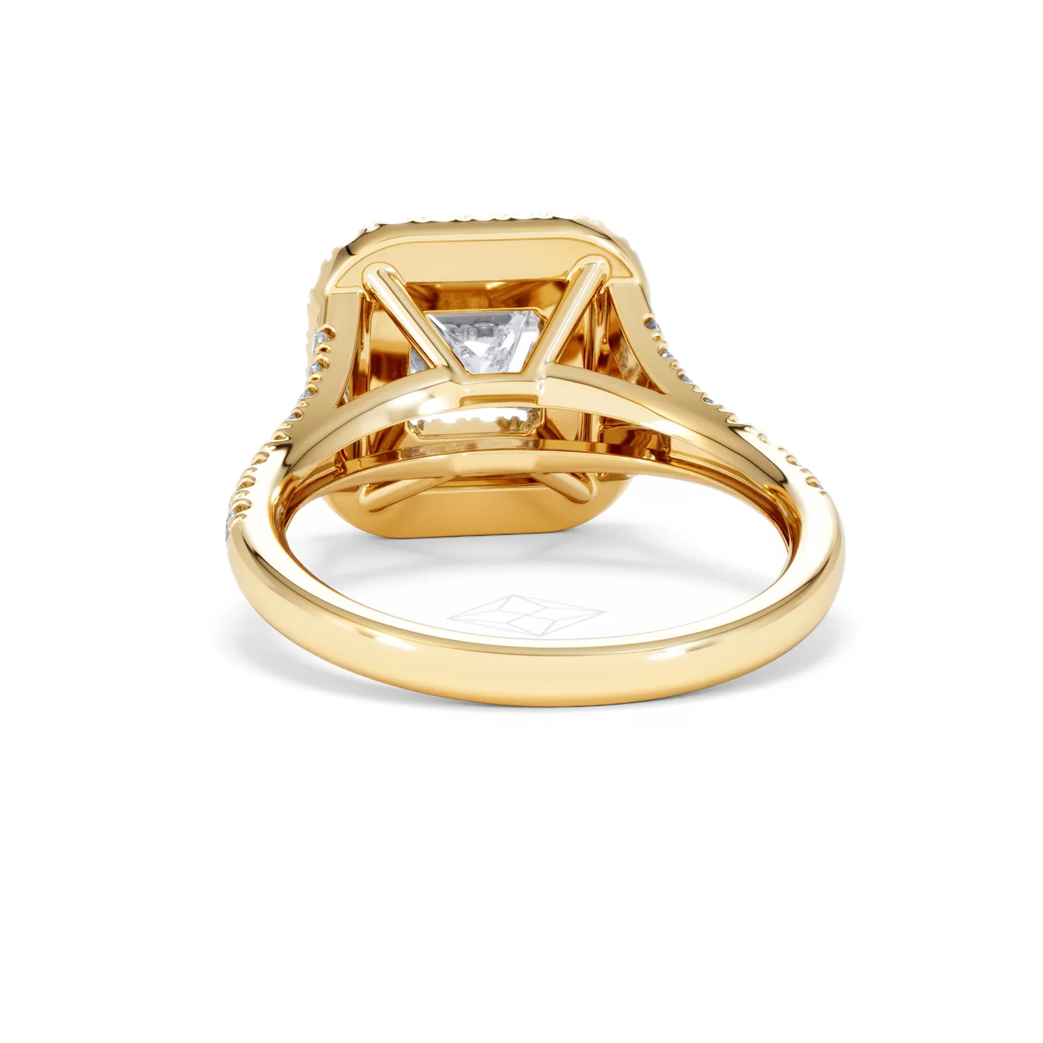 Cleopatra Lab Diamond Halo Engagement Ring in 18K Gold 1.85ct F/VS1 - Image 49