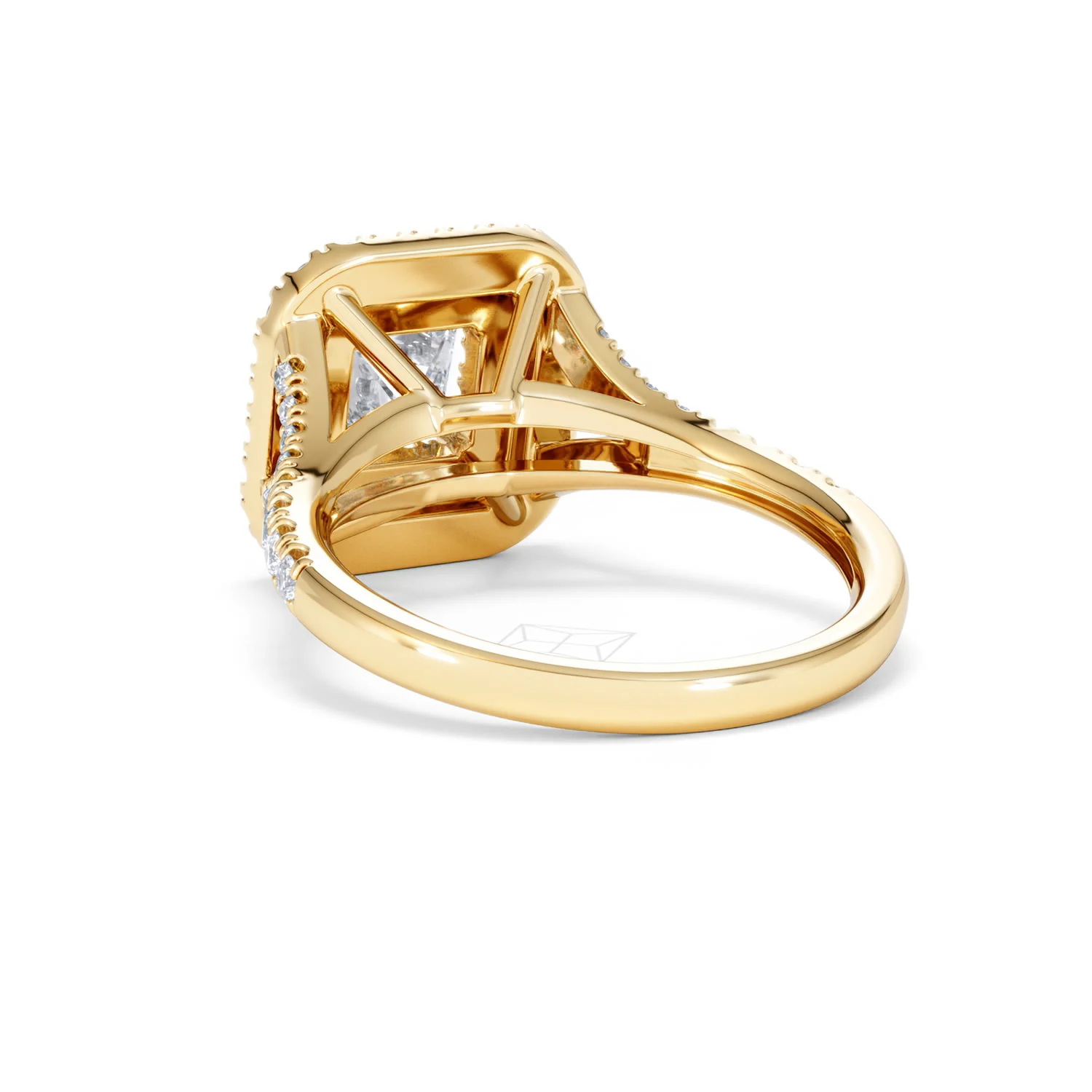 Cleopatra Lab Diamond Halo Engagement Ring in 18K Gold 1.85ct F/VS1 - Image 53