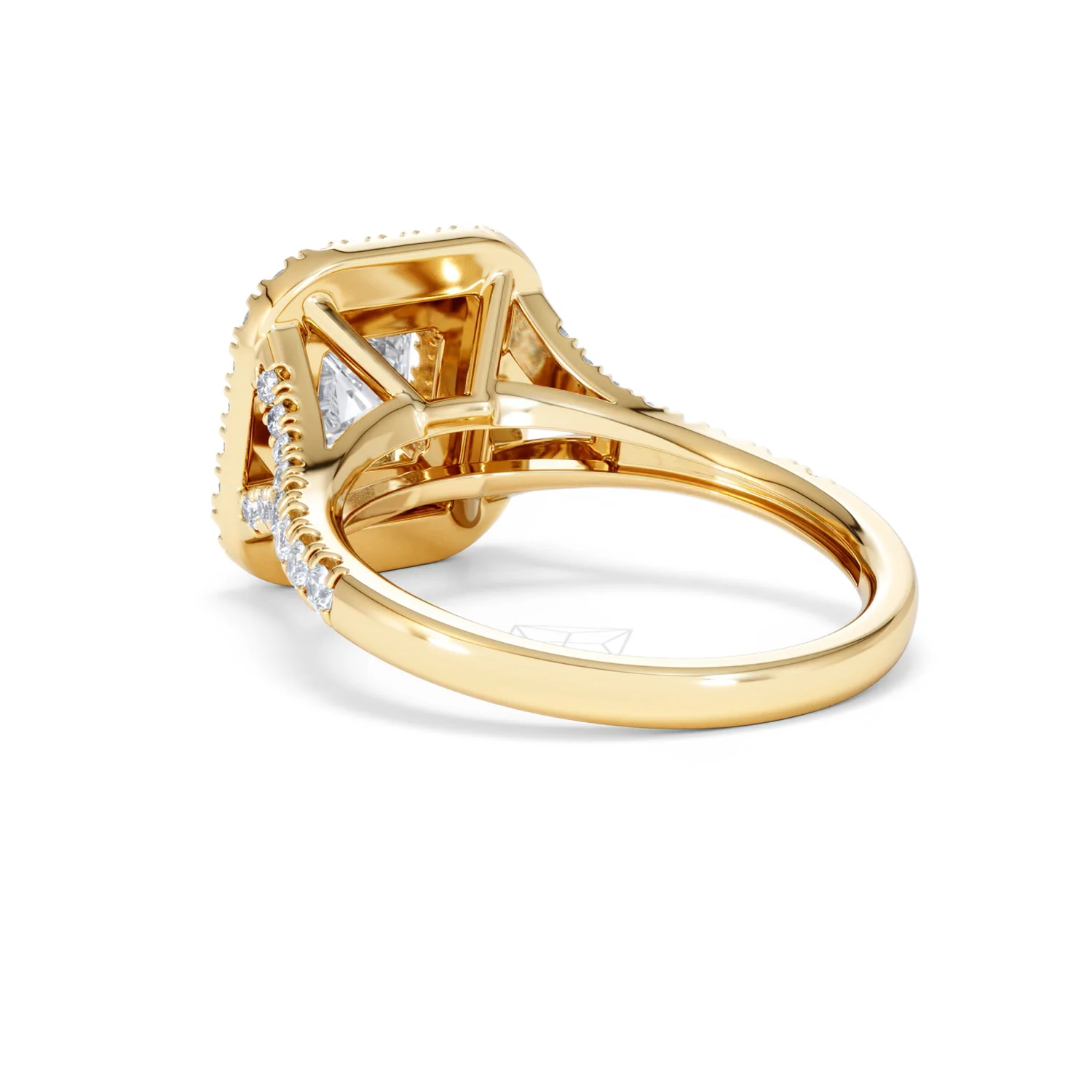Cleopatra Lab Diamond Halo Engagement Ring in 18K Gold 1.85ct F/VS1 - Image 55