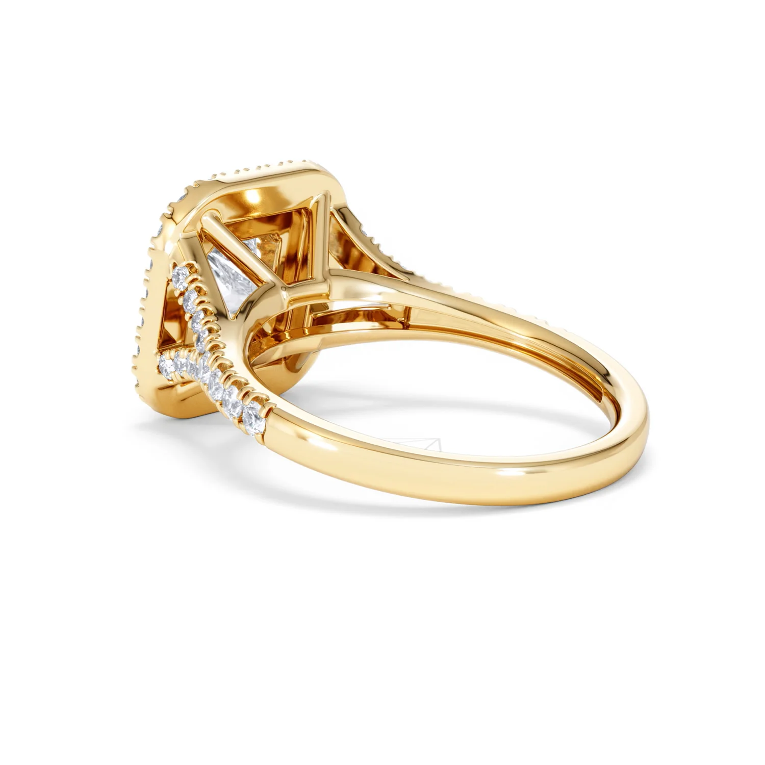 Cleopatra Lab Diamond Halo Engagement Ring in 18K Gold 1.85ct F/VS1 - Image 57